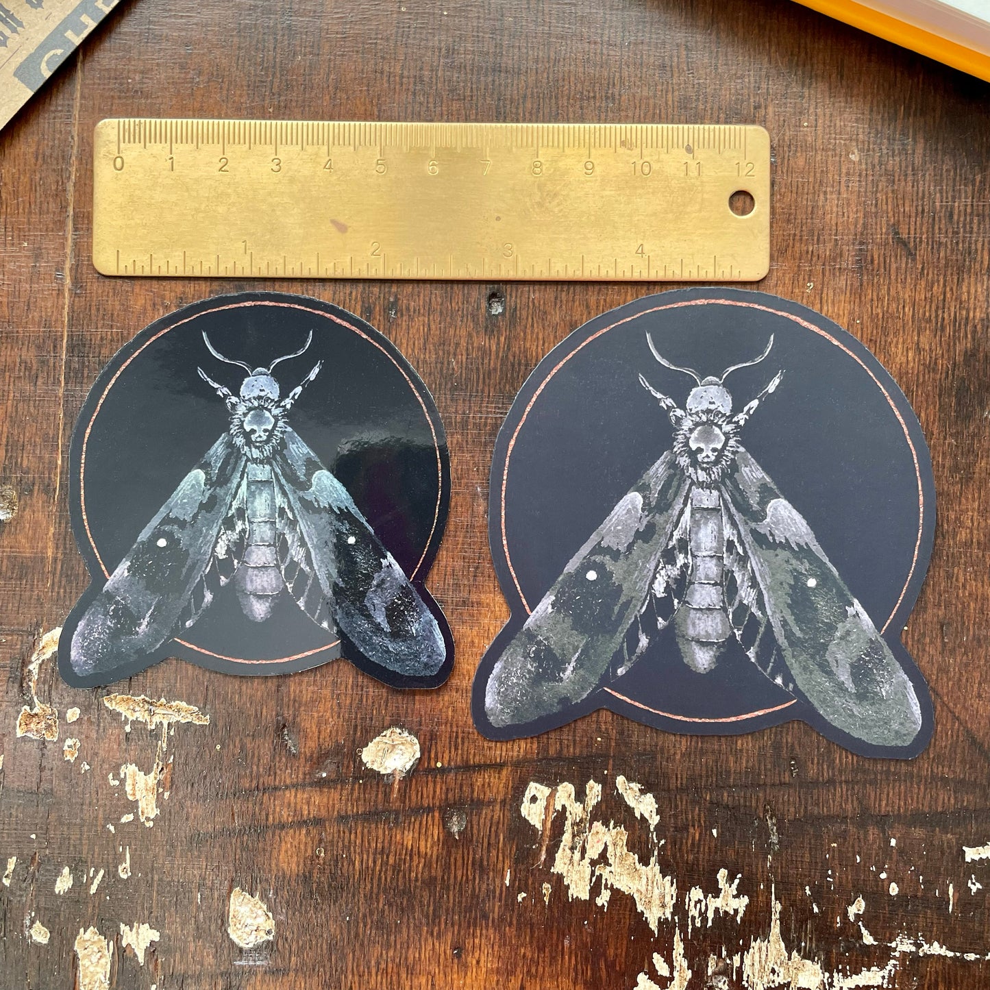 Death Moth Vinyl Sticker