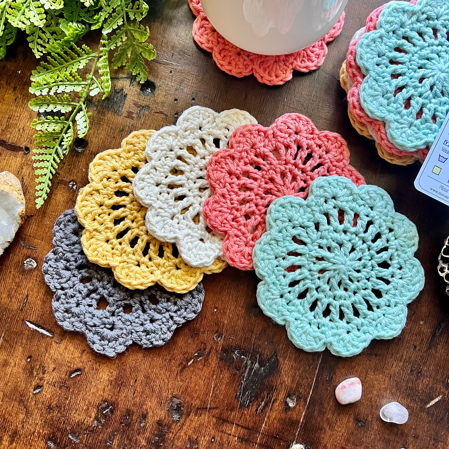 Farmhouse Coaster Set | Retro Palette