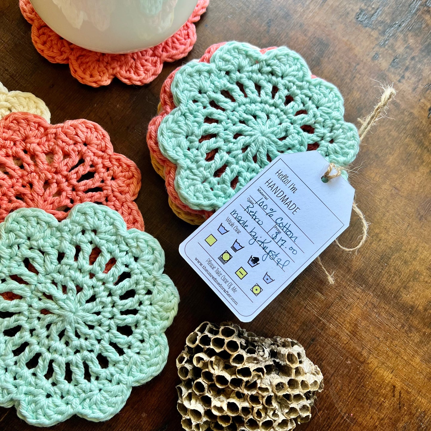 Farmhouse Coaster Set | Retro Palette