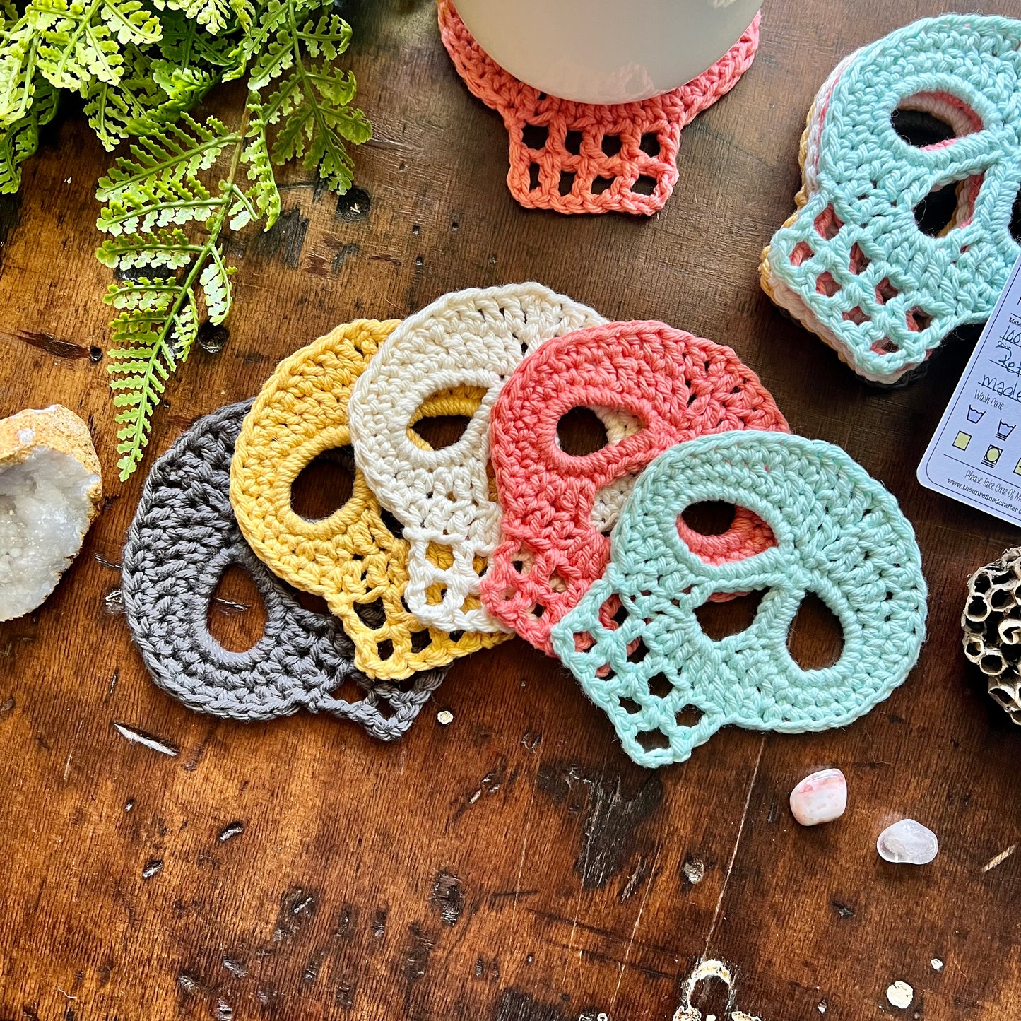 Skull Coaster Set | Retro Palette