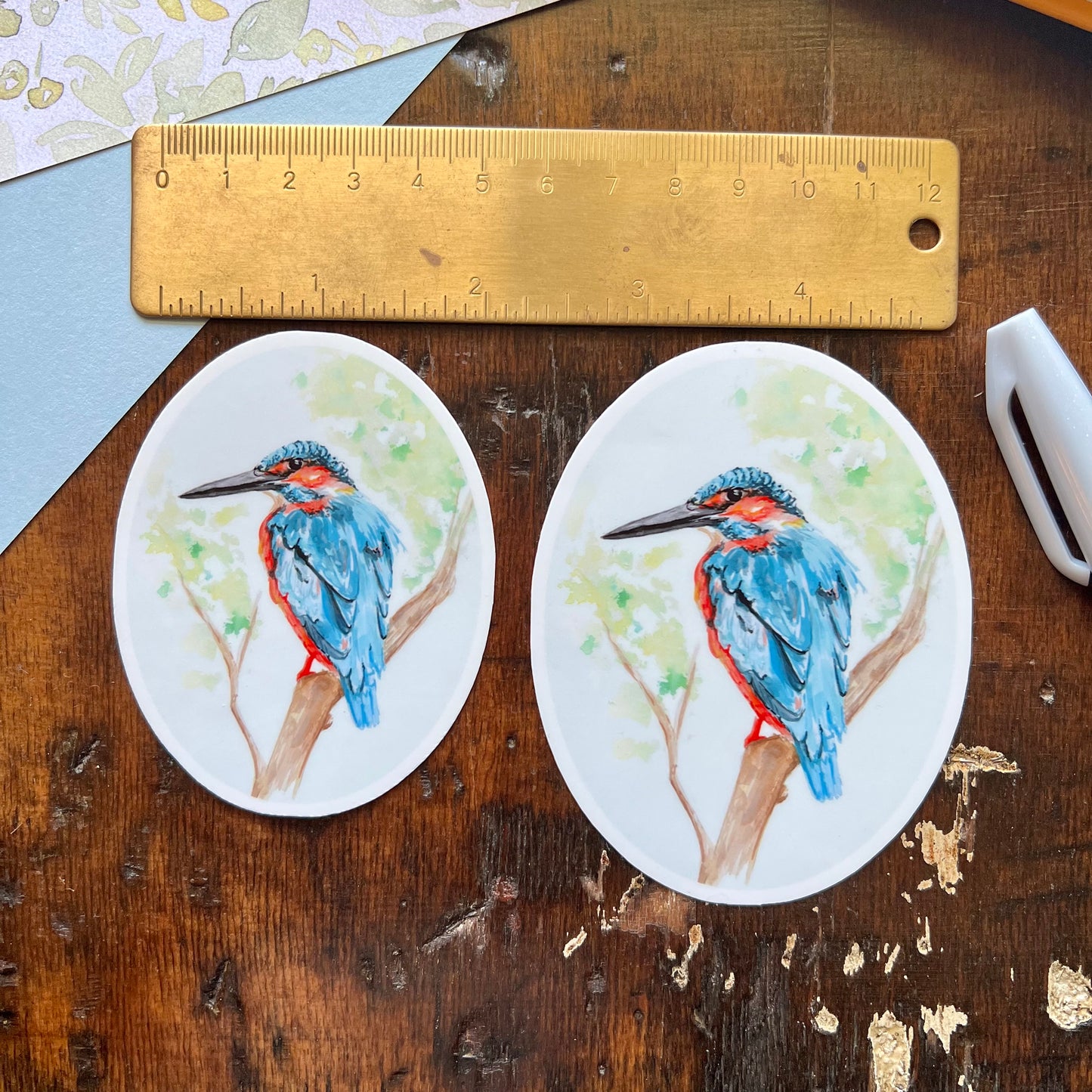 Kingfisher Vinyl Sticker