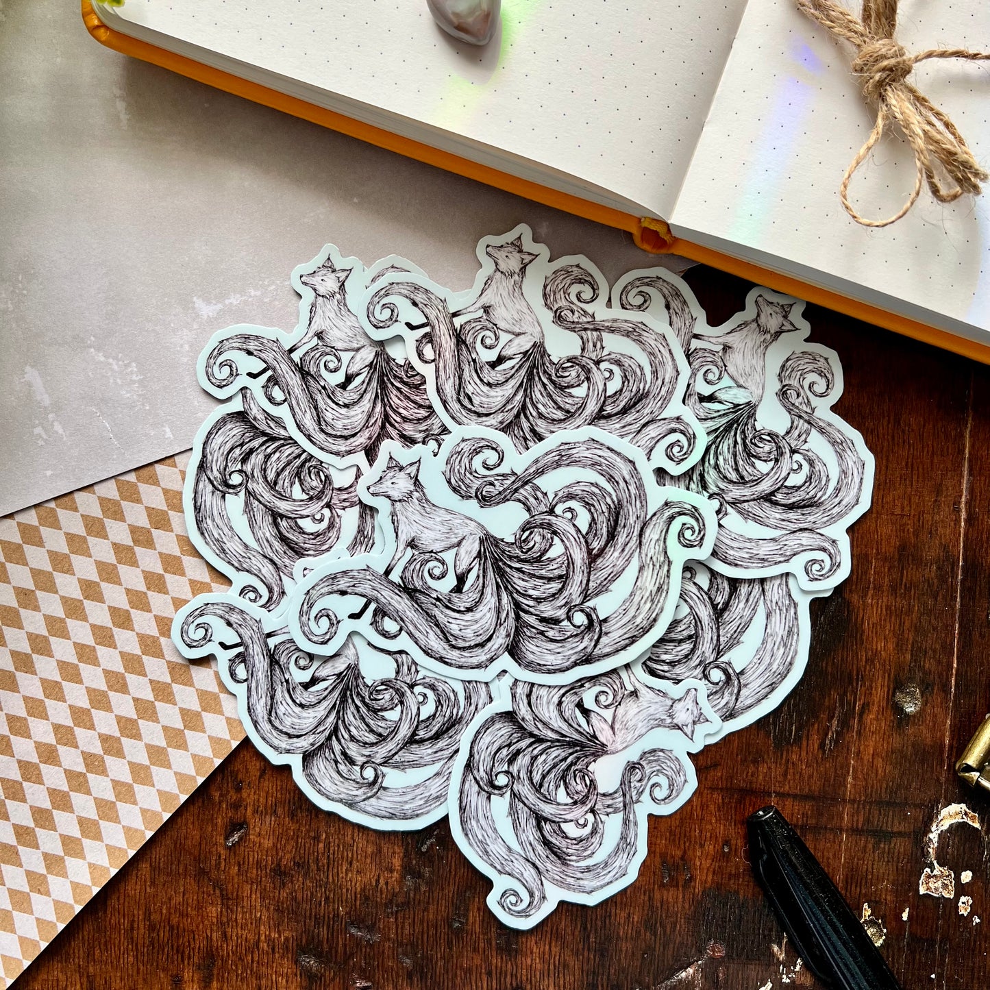 Kitsune Vinyl Sticker