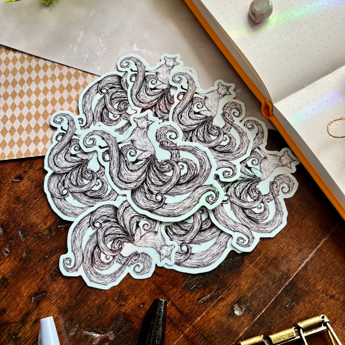 Kitsune Vinyl Sticker