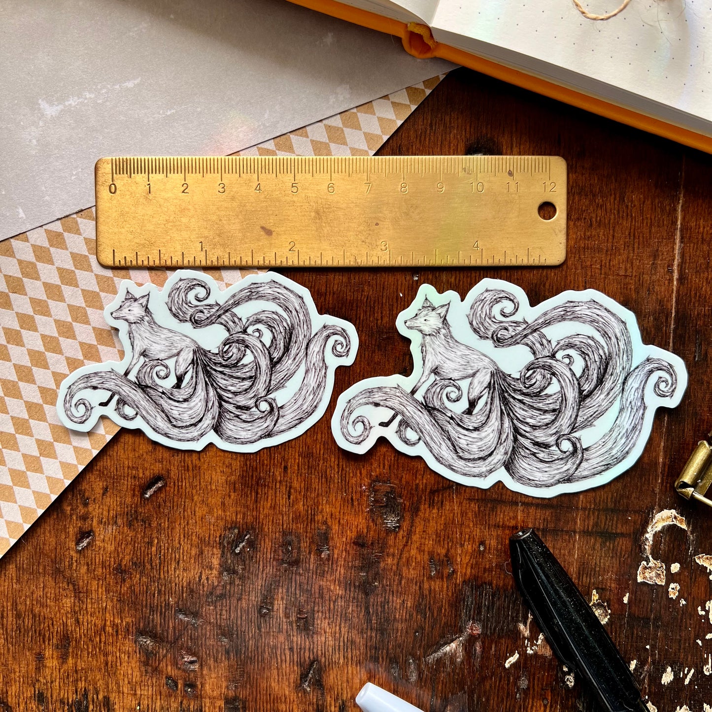 Kitsune Vinyl Sticker