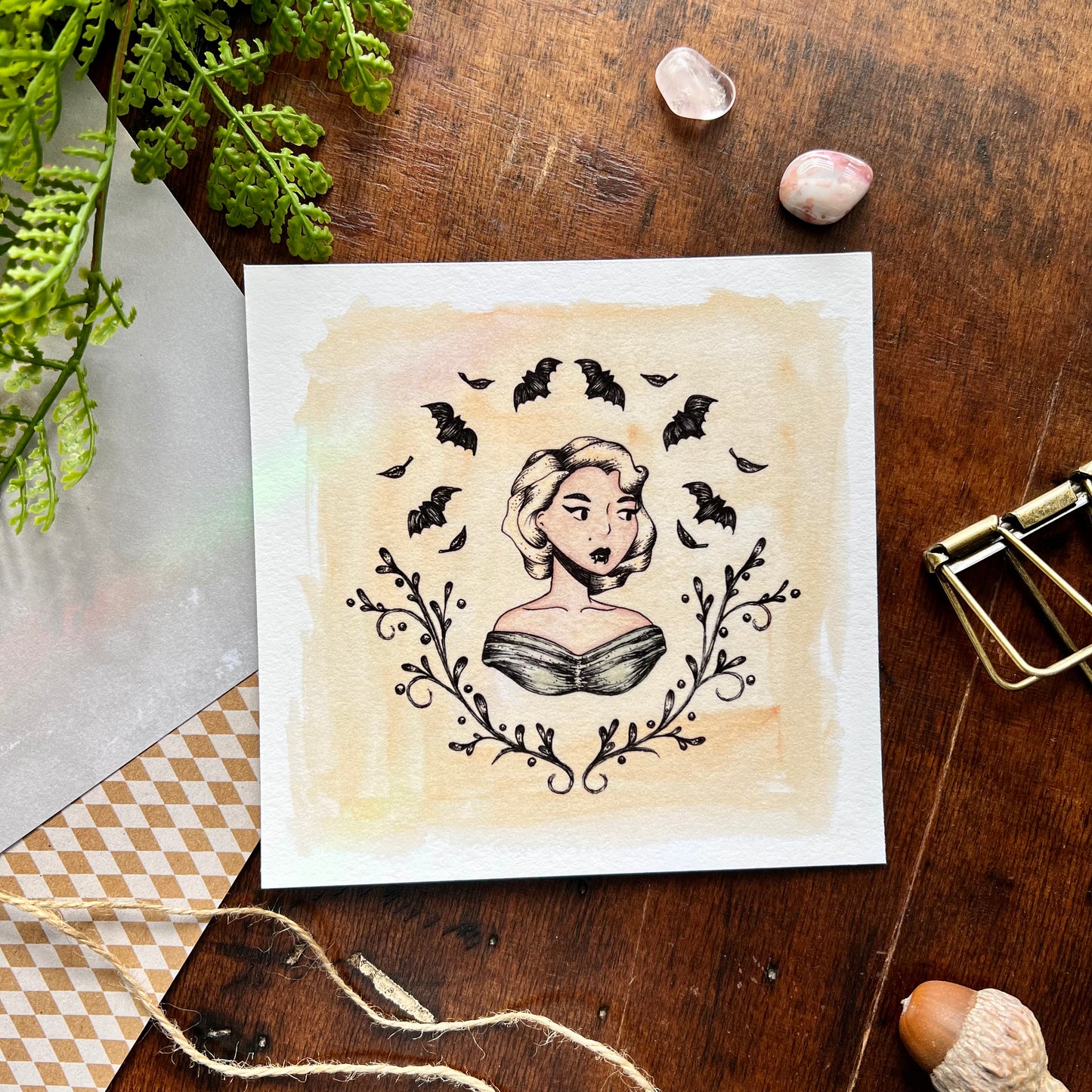 Glampire Art Print
