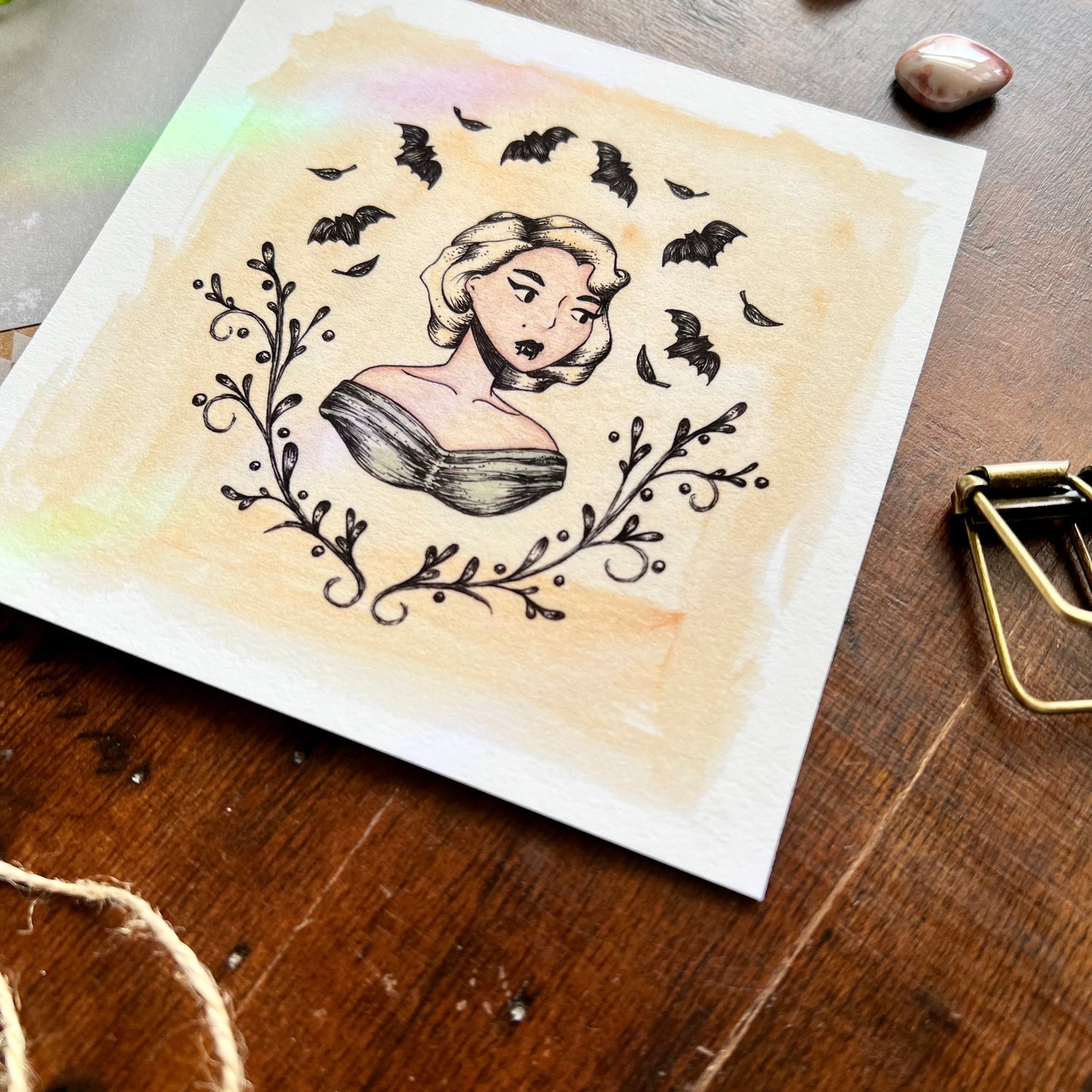 Glampire Art Print