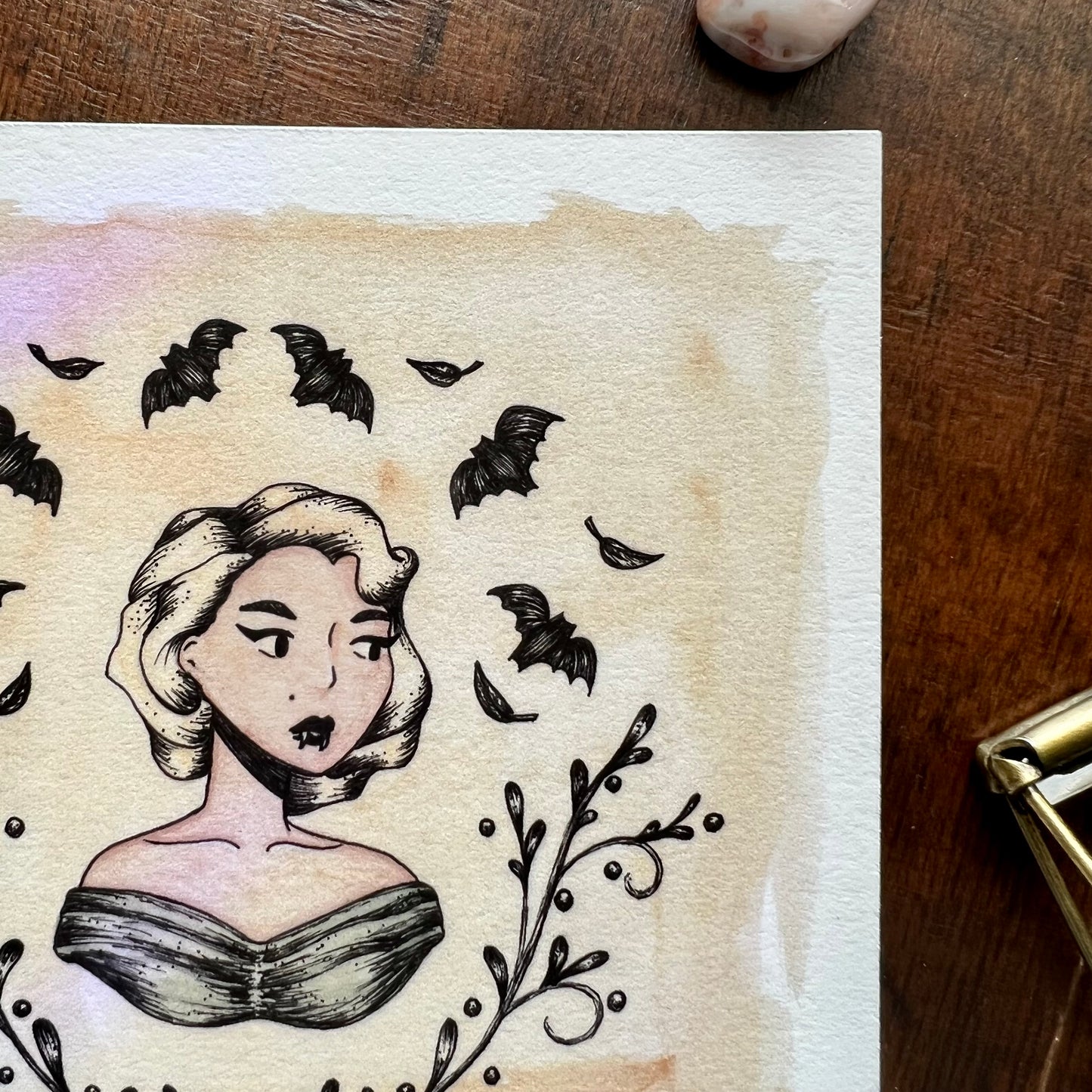 Glampire Art Print