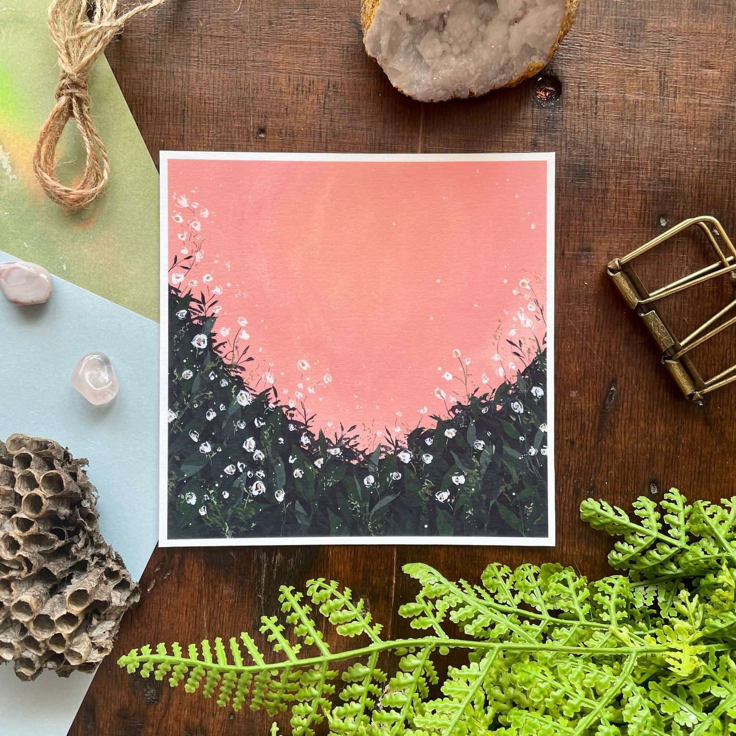 Floral Field Art Print