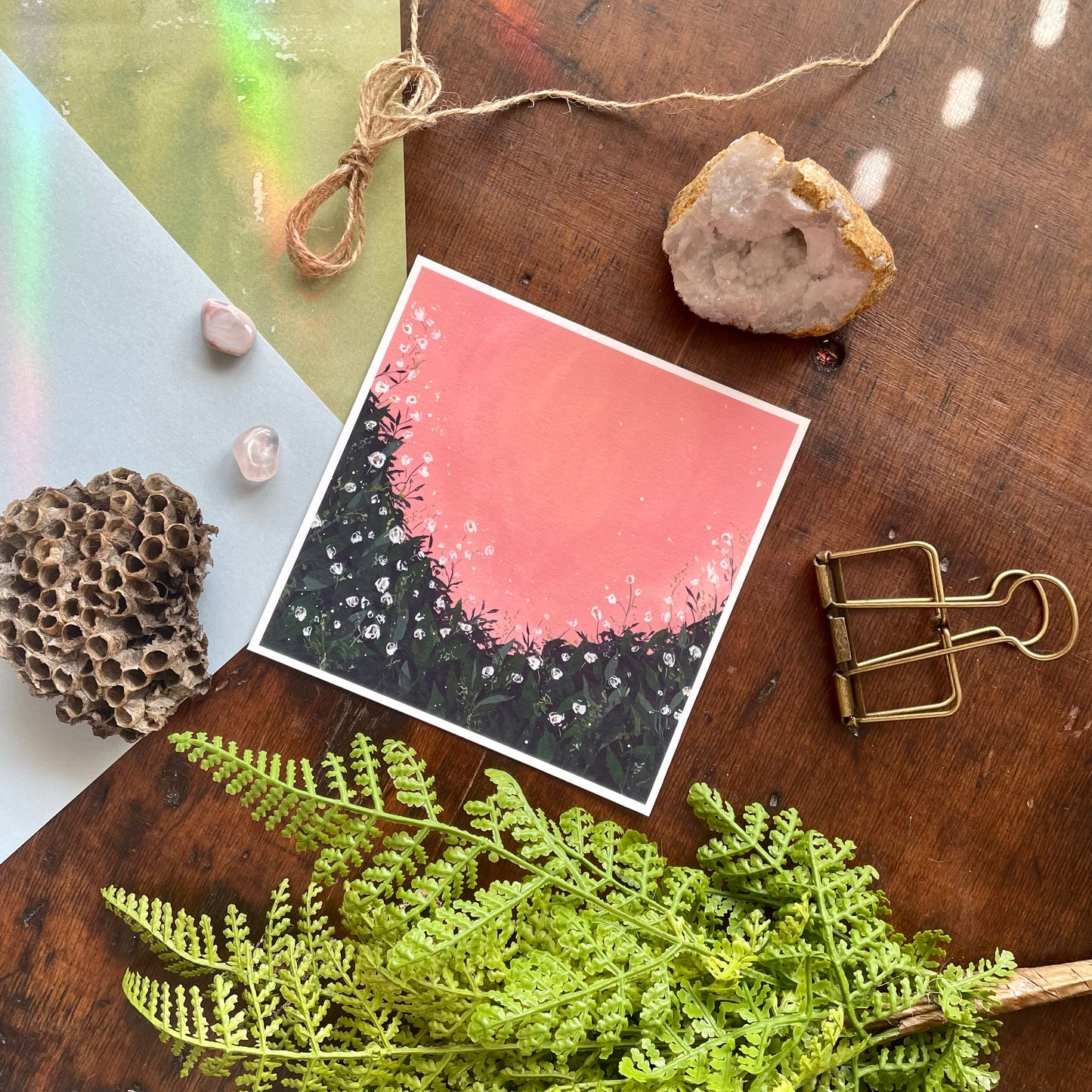 Floral Field Art Print