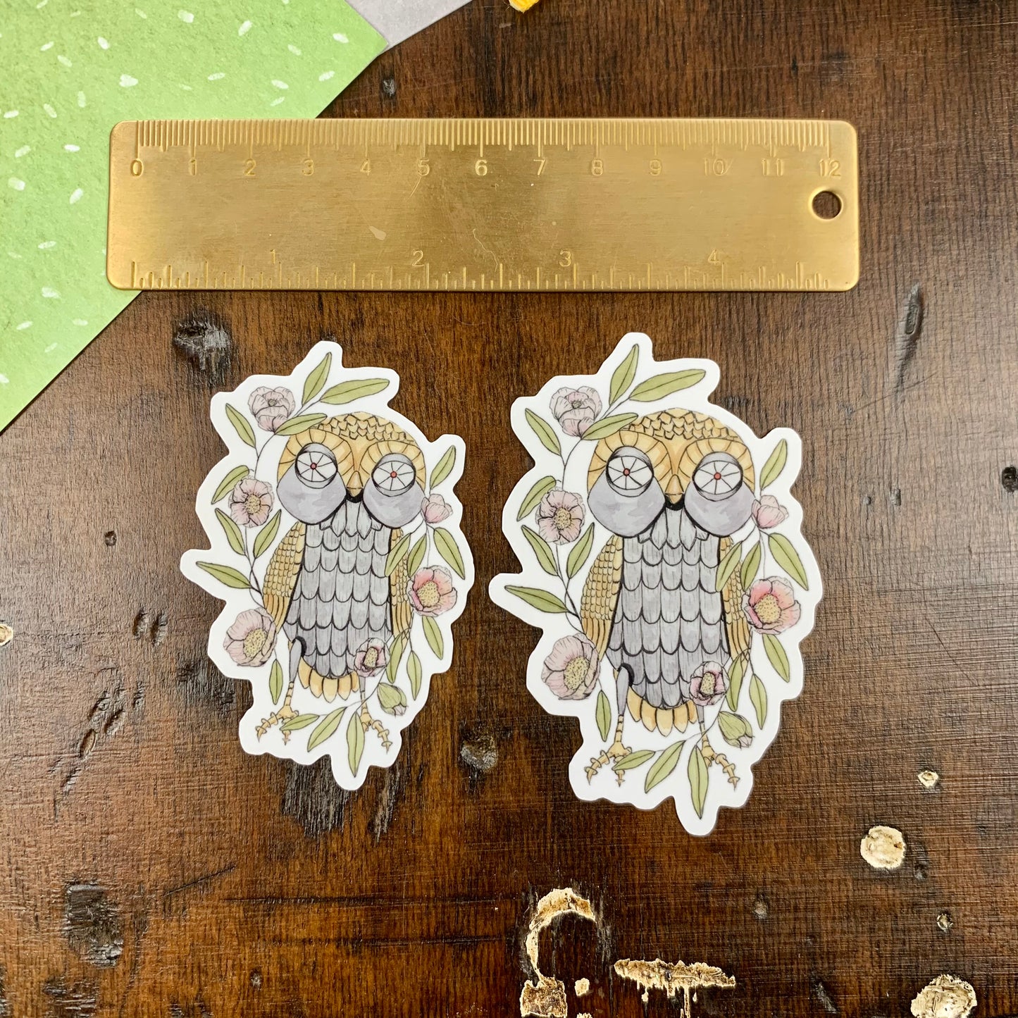 Bubo the Owl Vinyl Sticker