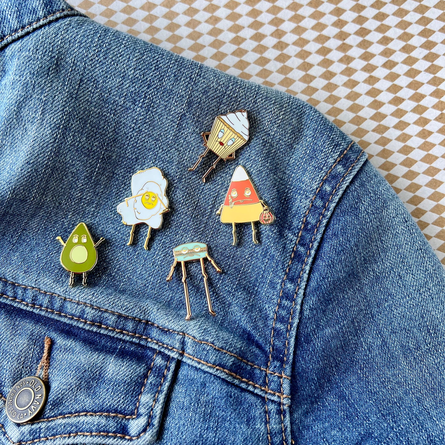 Marv the Macaron Enamel Pin