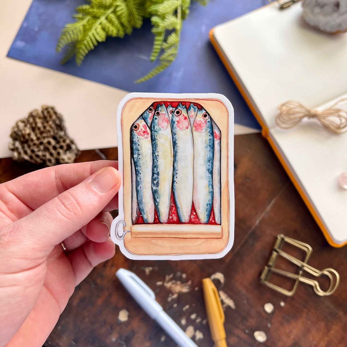 Packed Like Sardines Vinyl Sticker