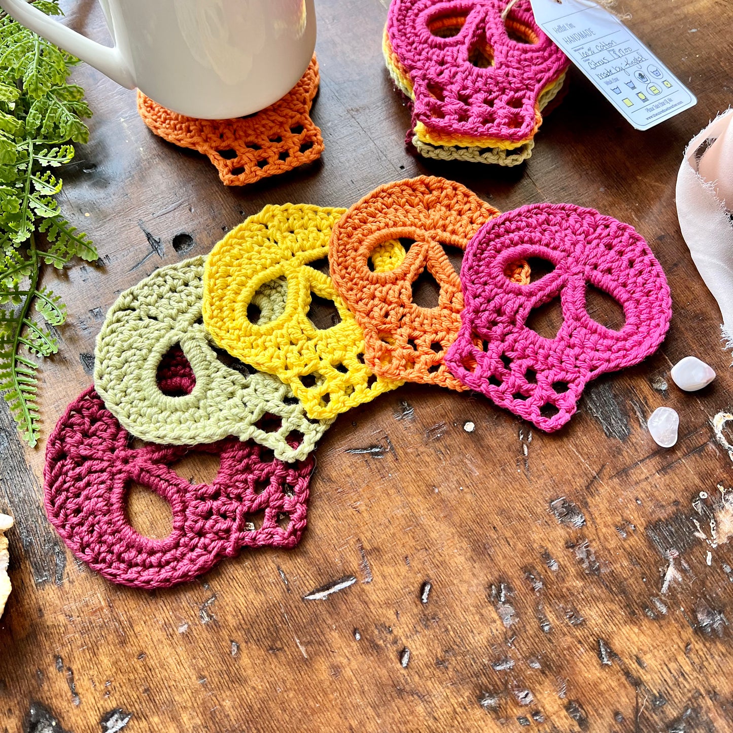 Skull Coaster Set | Citrus Palette