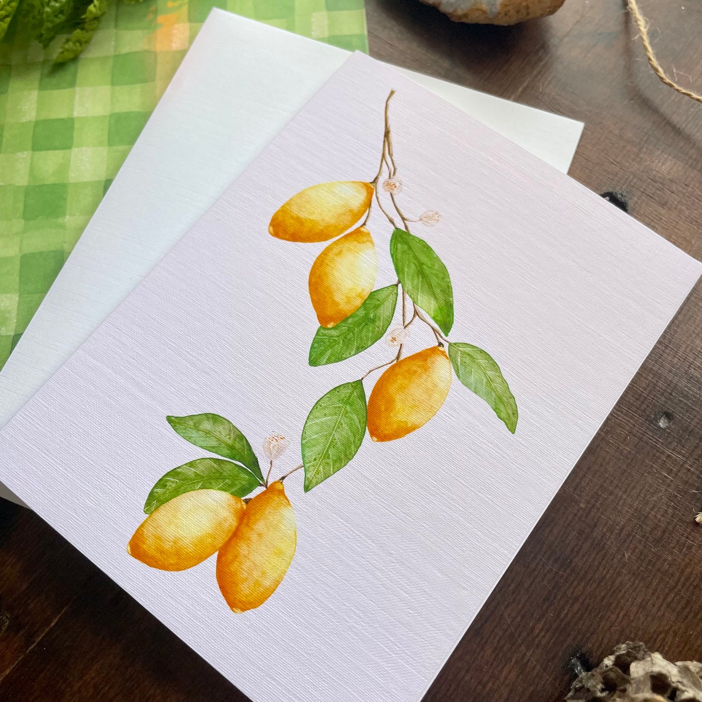 Botanical Lemon Card