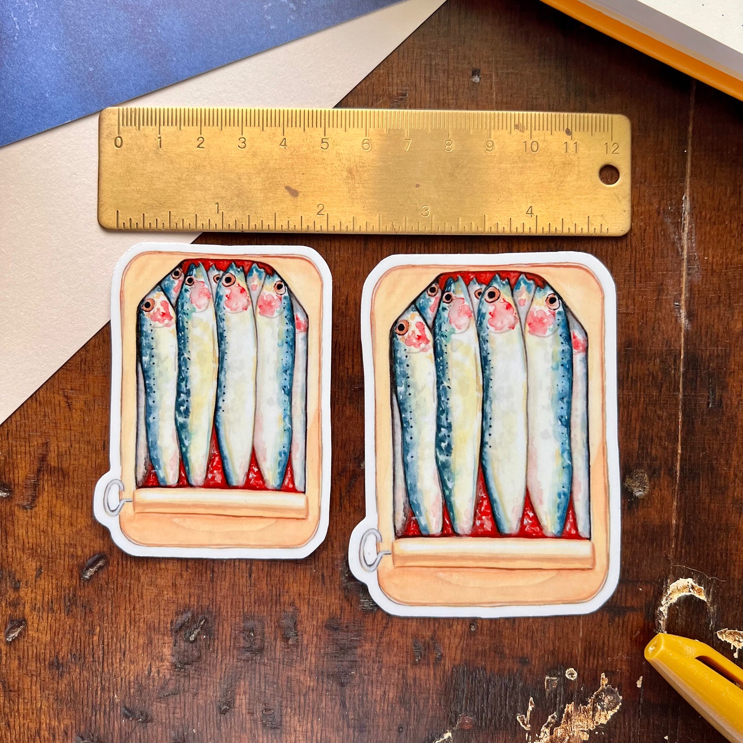 Packed Like Sardines Vinyl Sticker