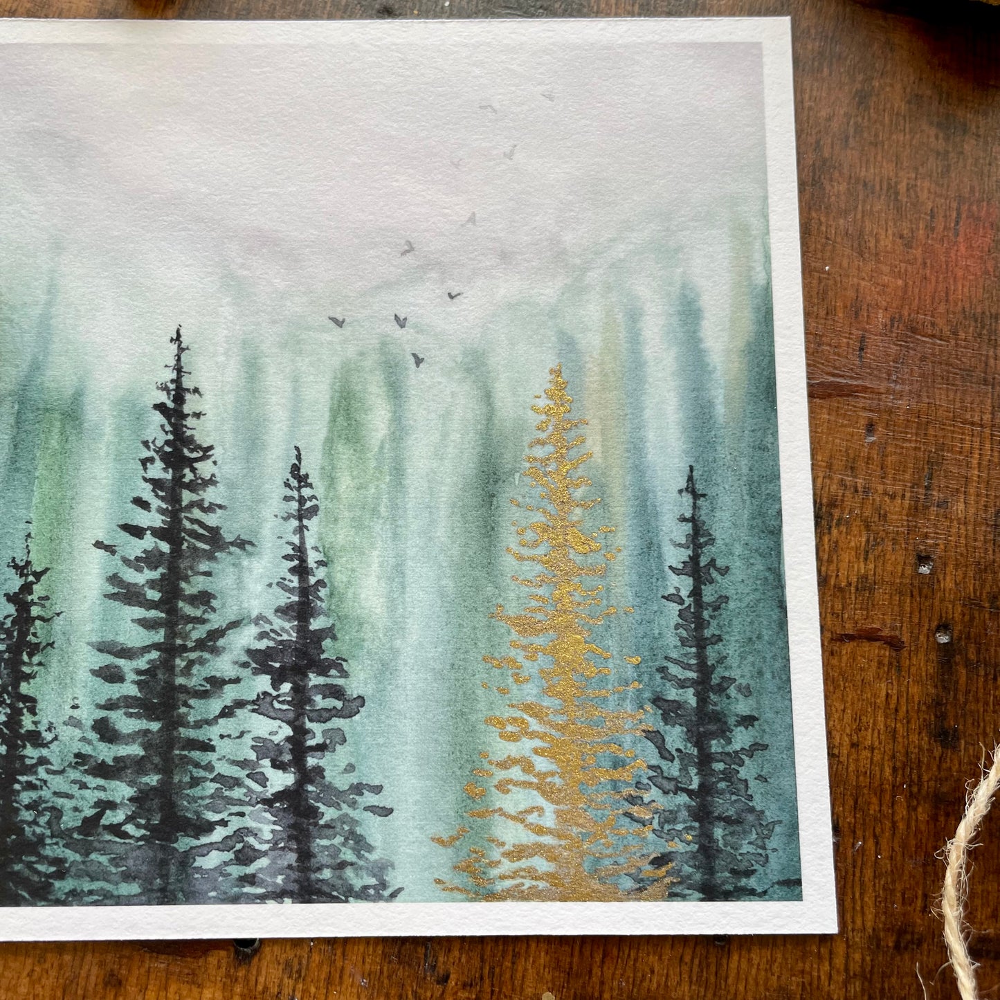 Moody Forest Art Print