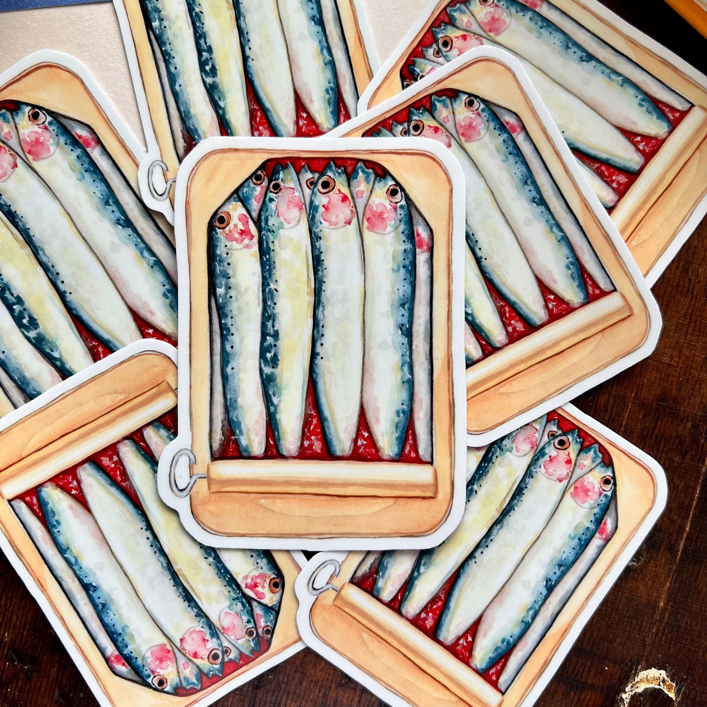 Packed Like Sardines Vinyl Sticker