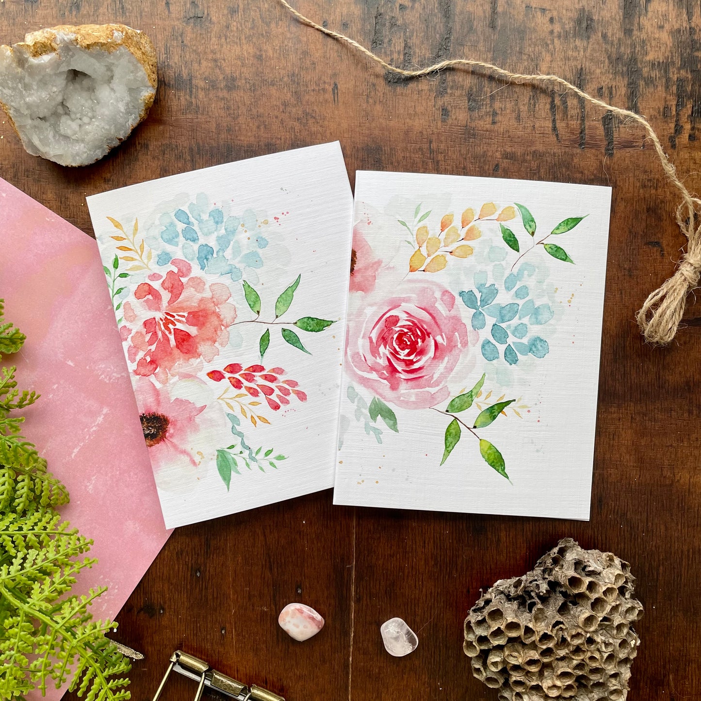 Loose Floral Card Set