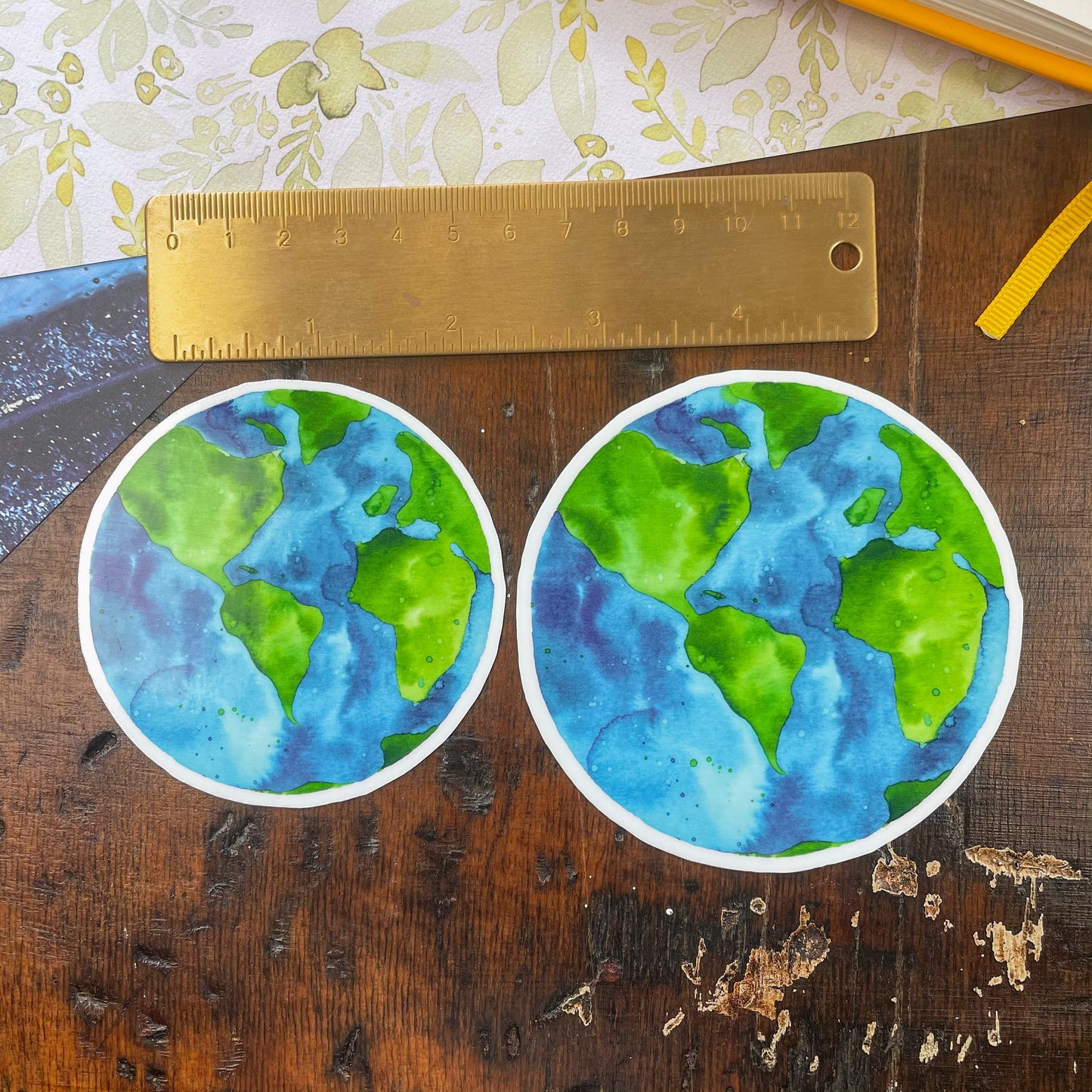 Earth Vinyl Sticker