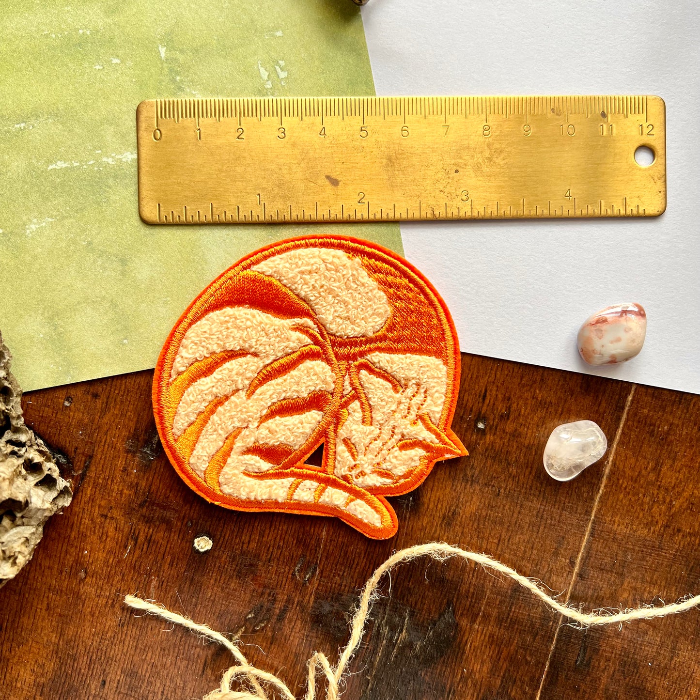 Cat Nap Chenille Embroidered Iron On Patch