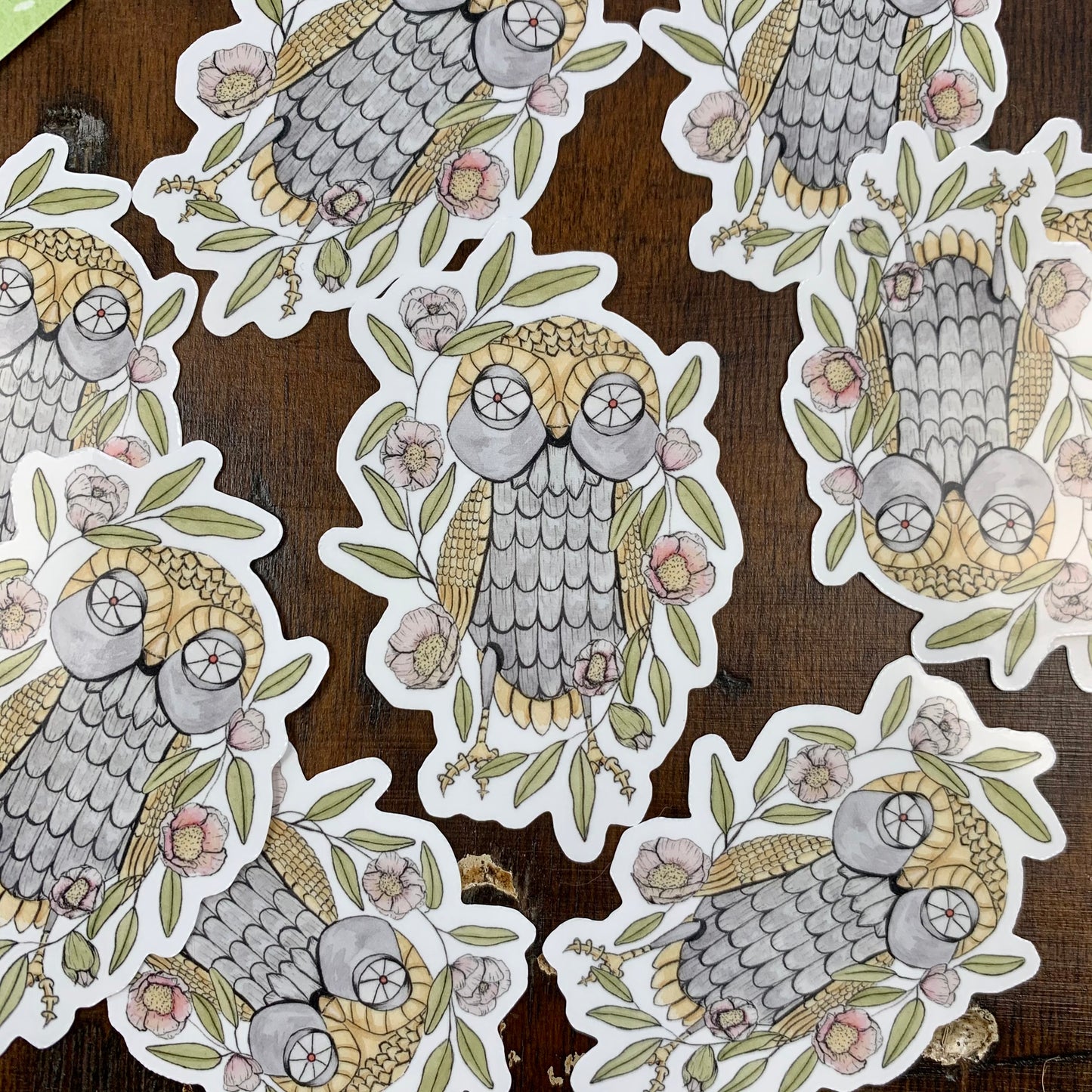 Bubo the Owl Vinyl Sticker