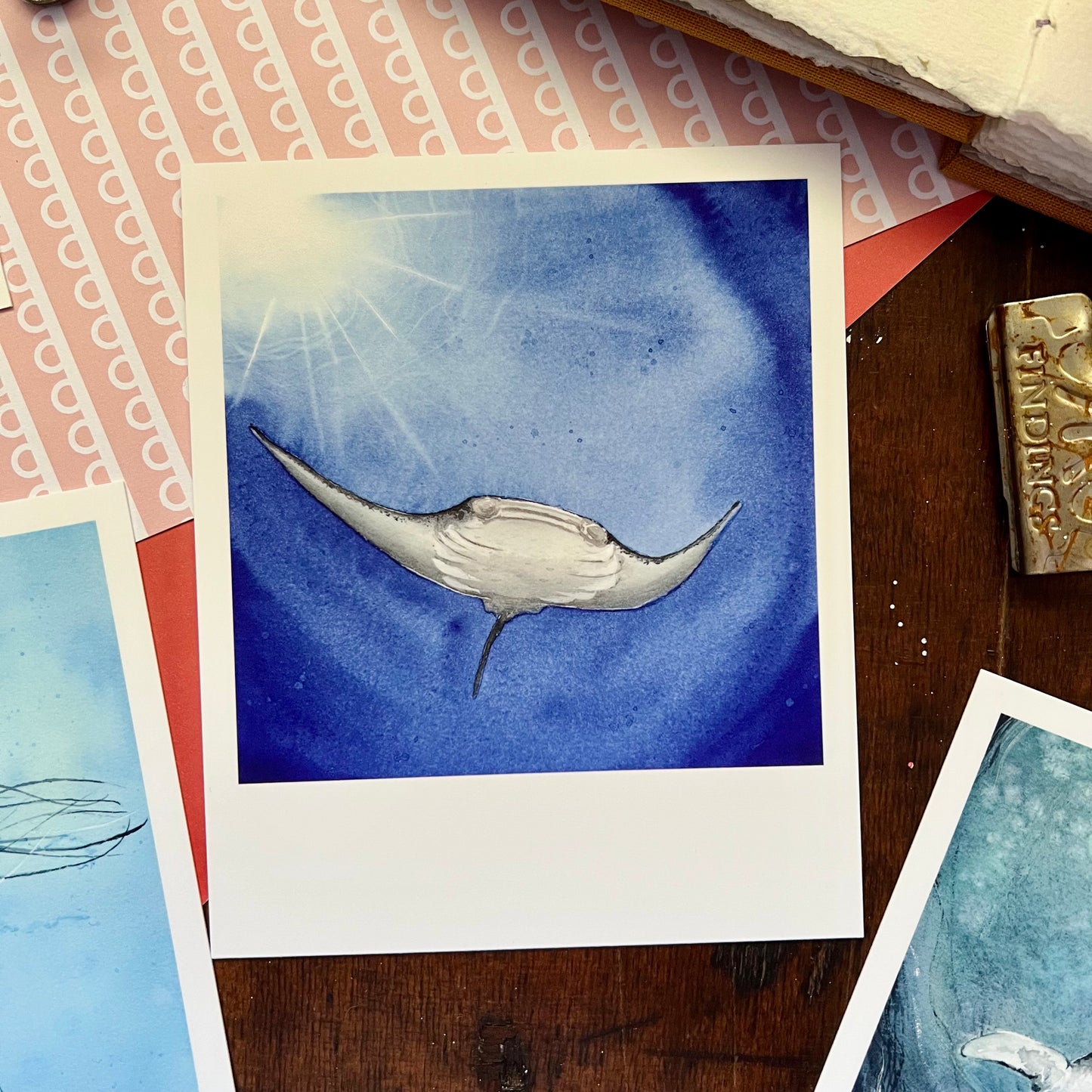Ocean Polaroid Postcard Set
