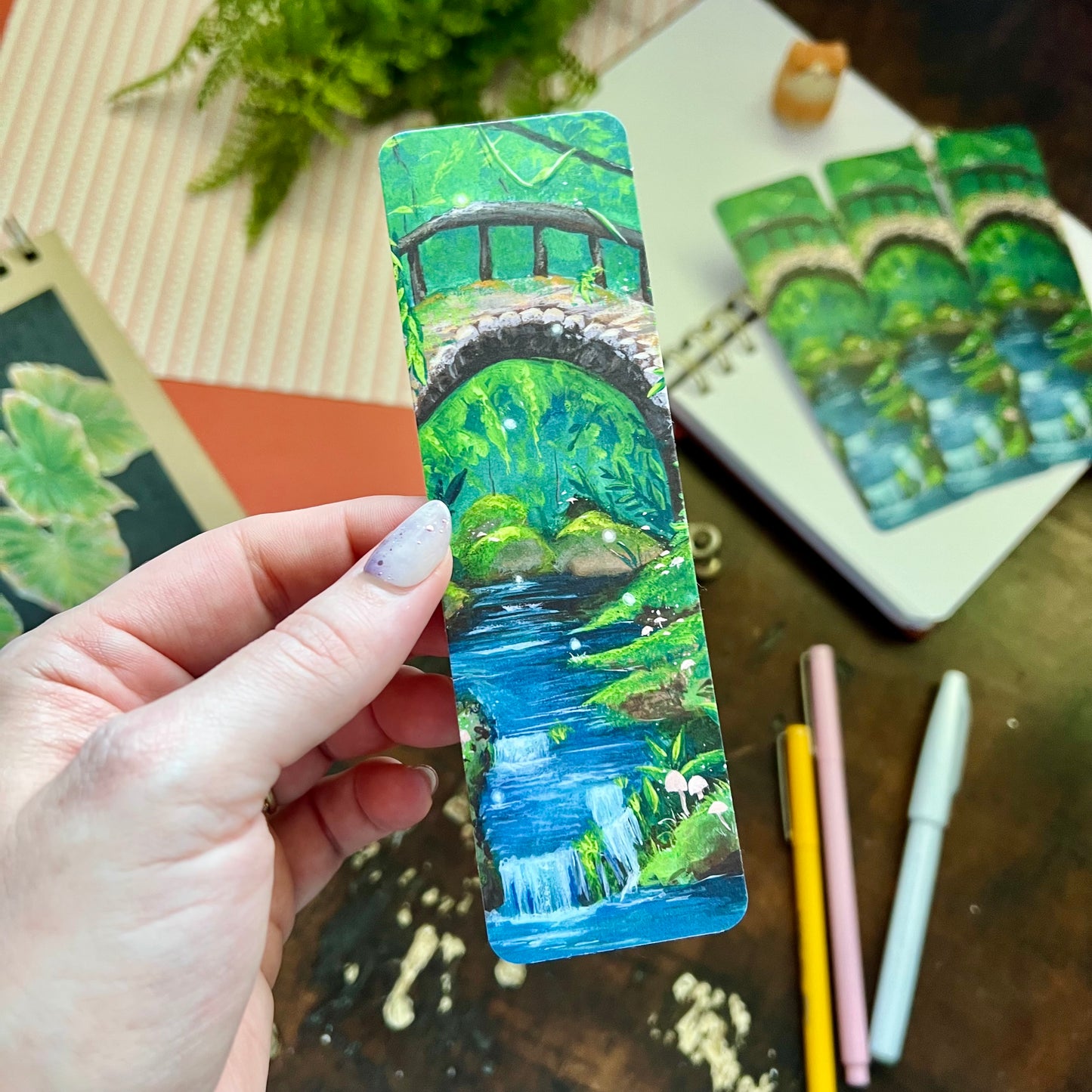 Cobblestone Bridge Bookmark