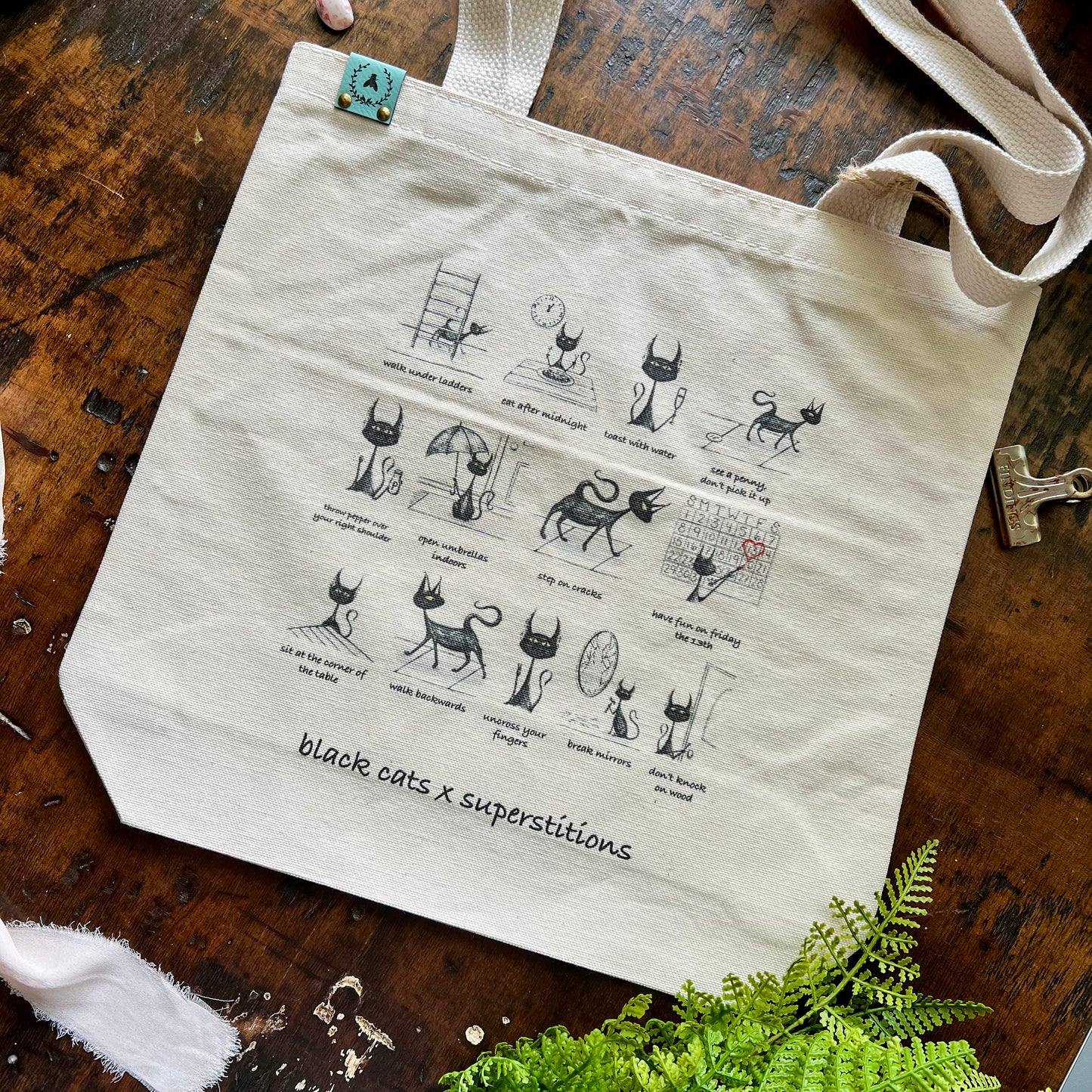 Black Cats x Superstitions Tote