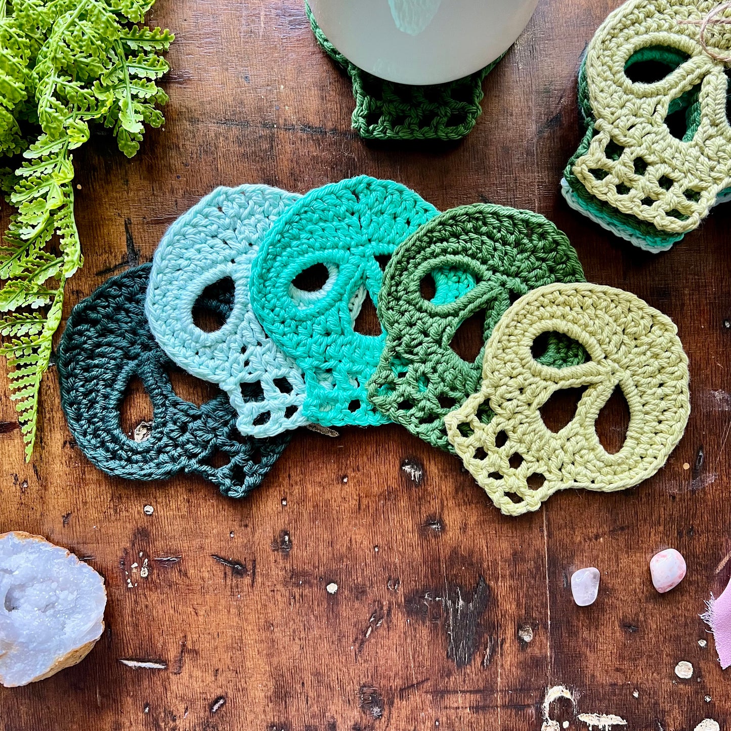 Skull Coaster Set | Greenhouse Palette
