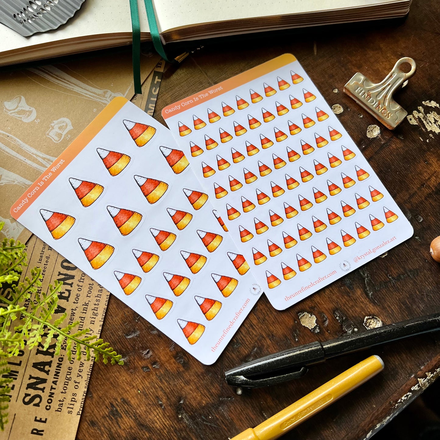 Candy Corn Is The Worst Sticker Sheet