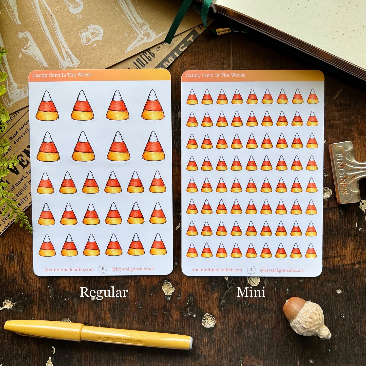 Candy Corn Is The Worst Sticker Sheet