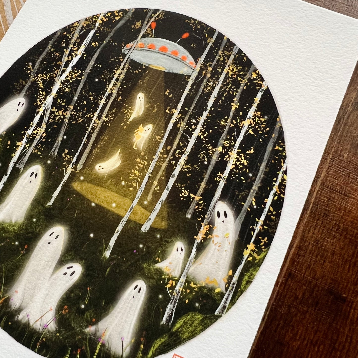 Ghost Abduction Art Print