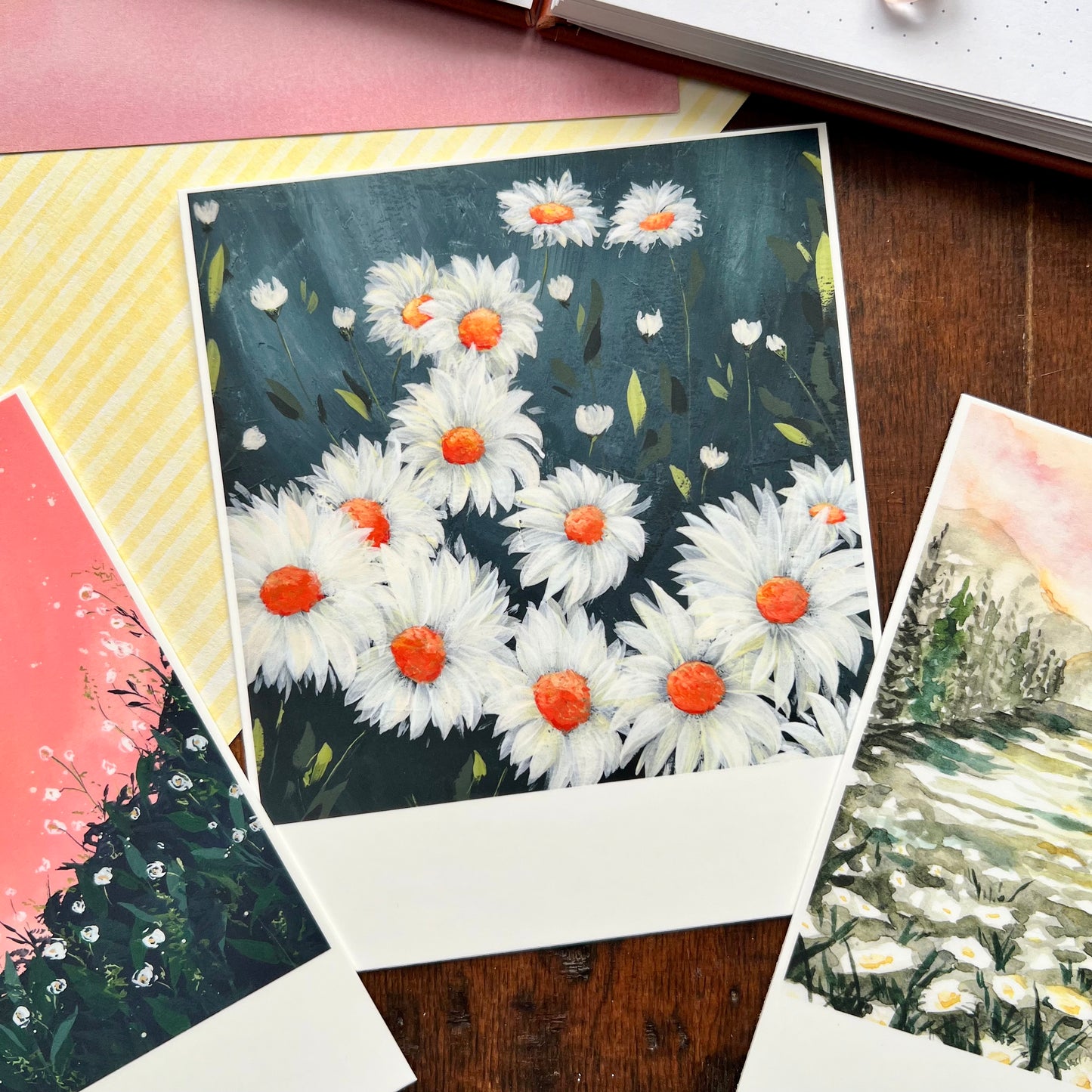 Flowers Polaroid Postcard Set
