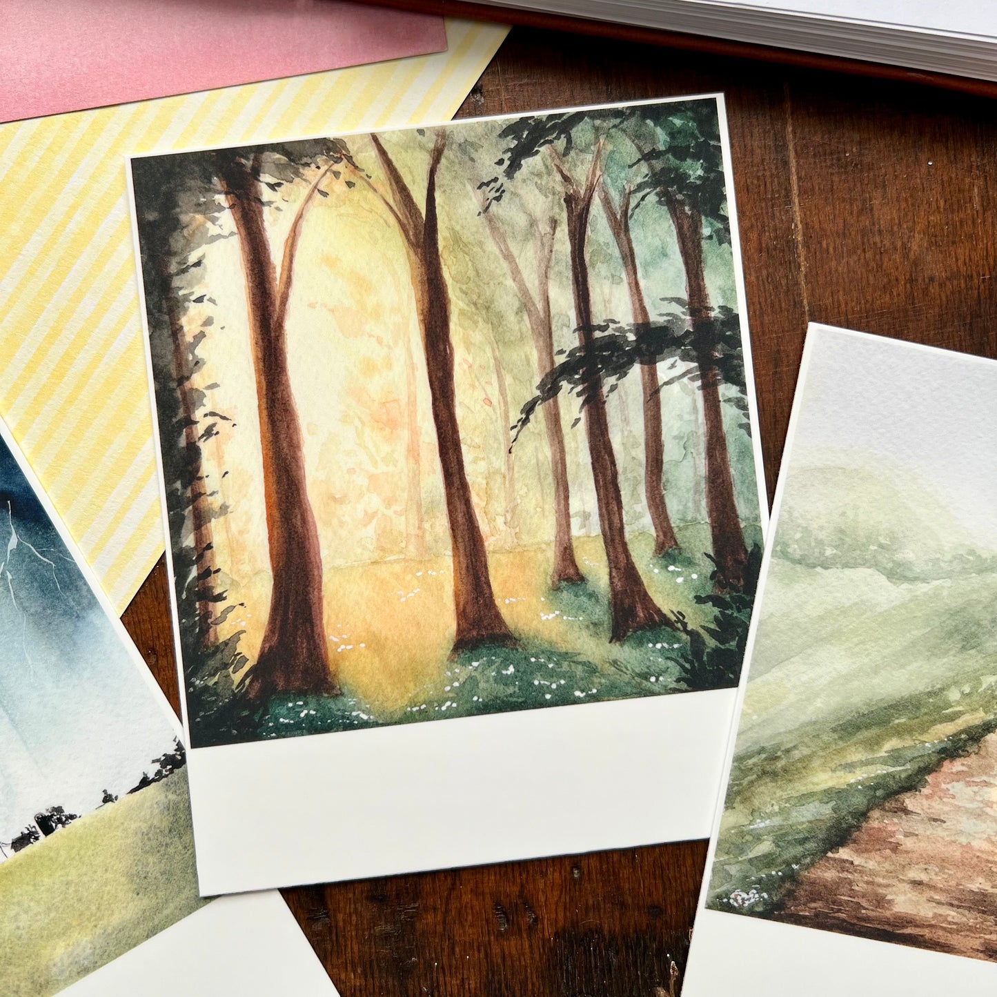 Landscape Polaroid Postcard Set