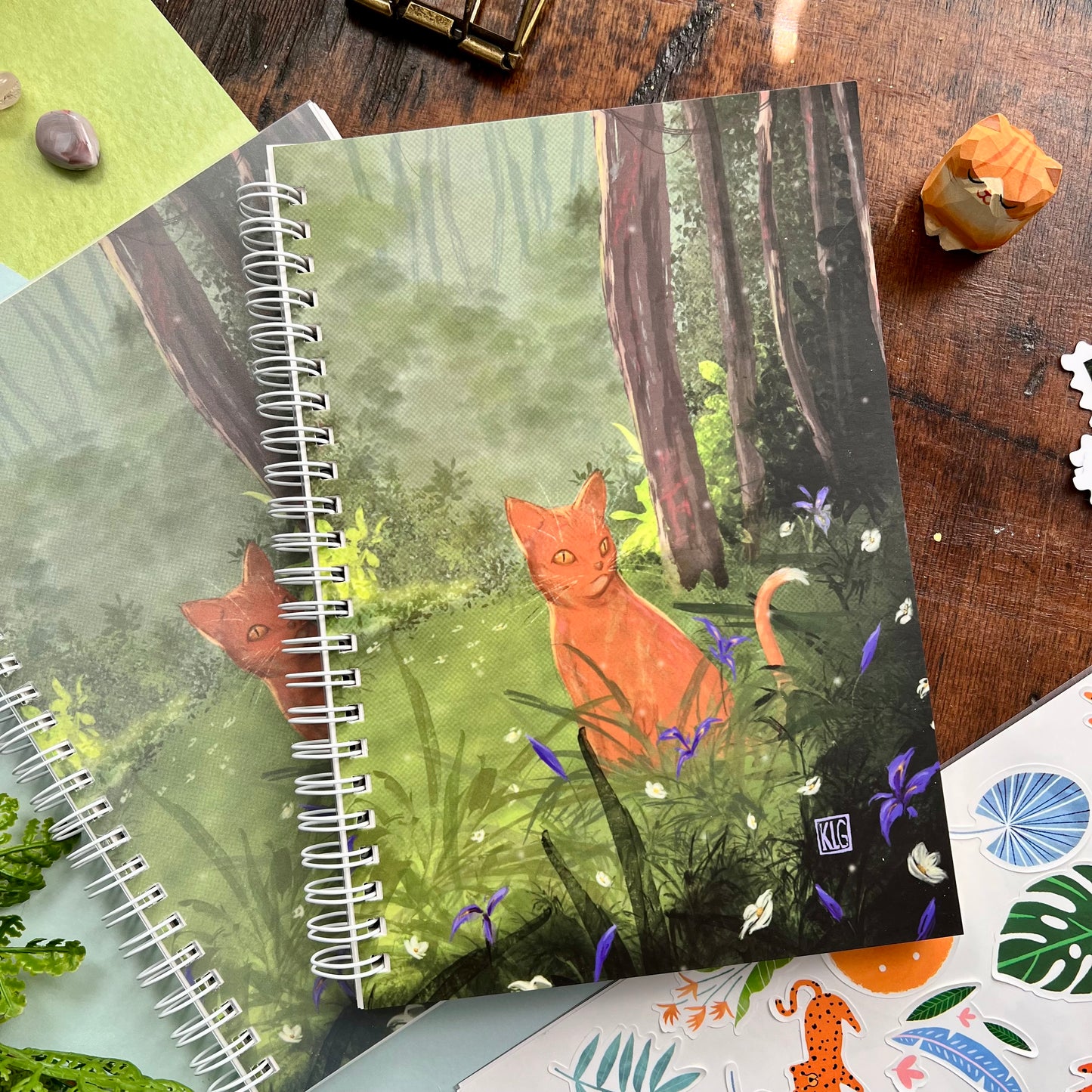 King of the Irises Reusable Sticker Notebook