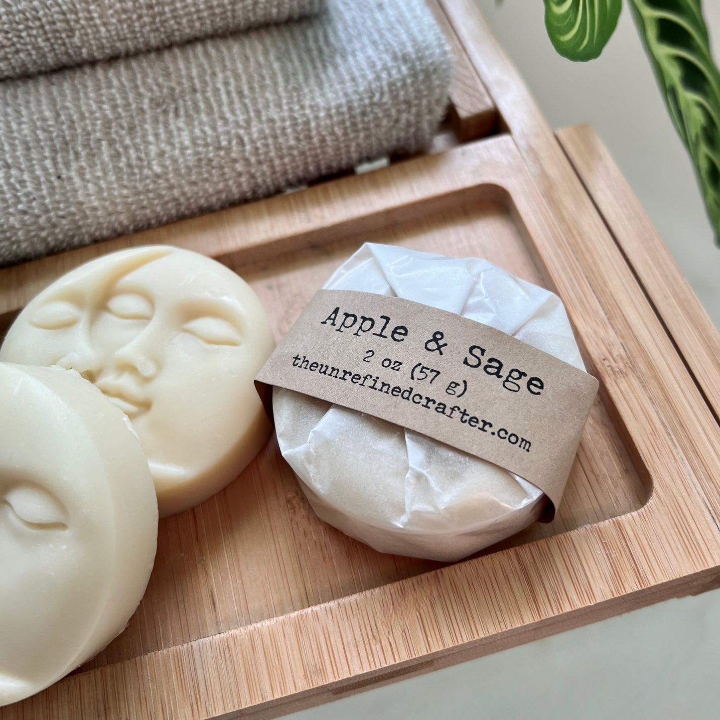 Apple Sage Sun & Moon Handmade Soap