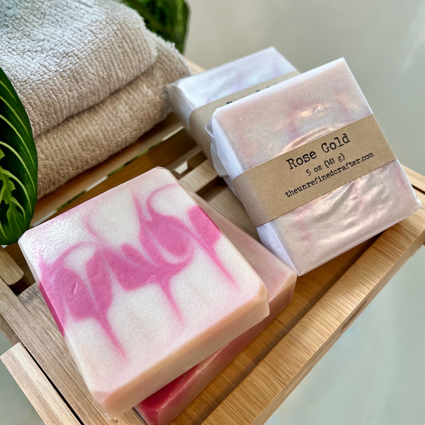 Rose Gold Handmade Soap