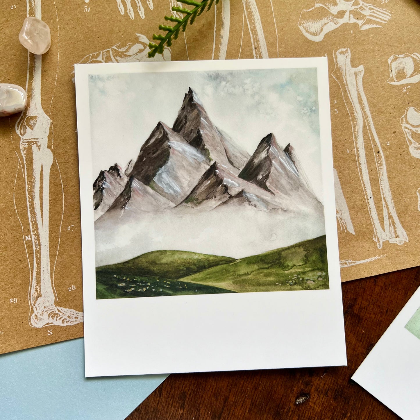 Landscape Polaroid Style Postcard Set