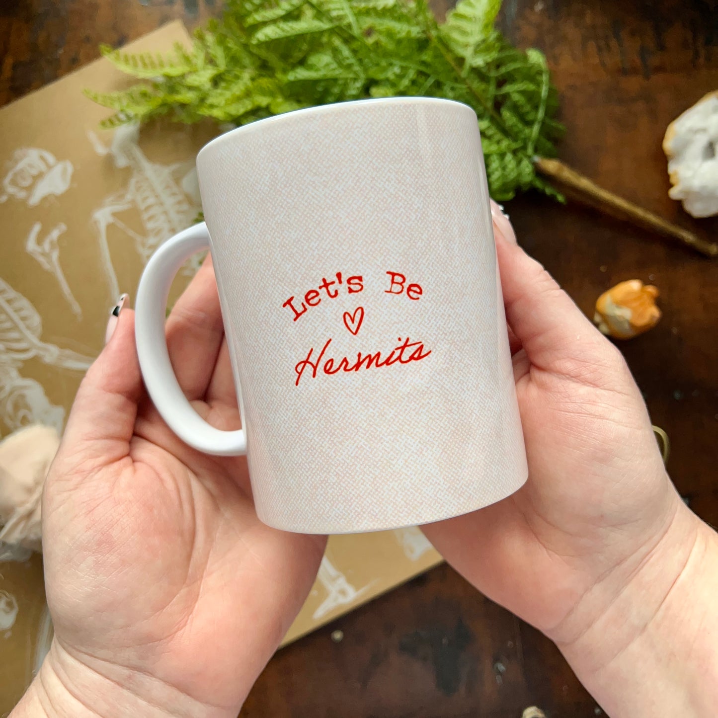 Let's Be Hermits 15 oz Mug