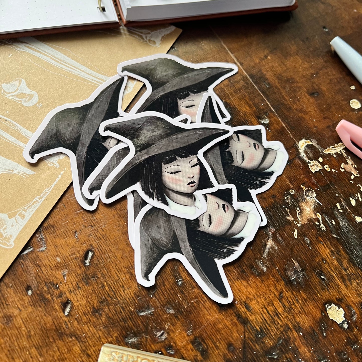 Witch Vinyl Sticker