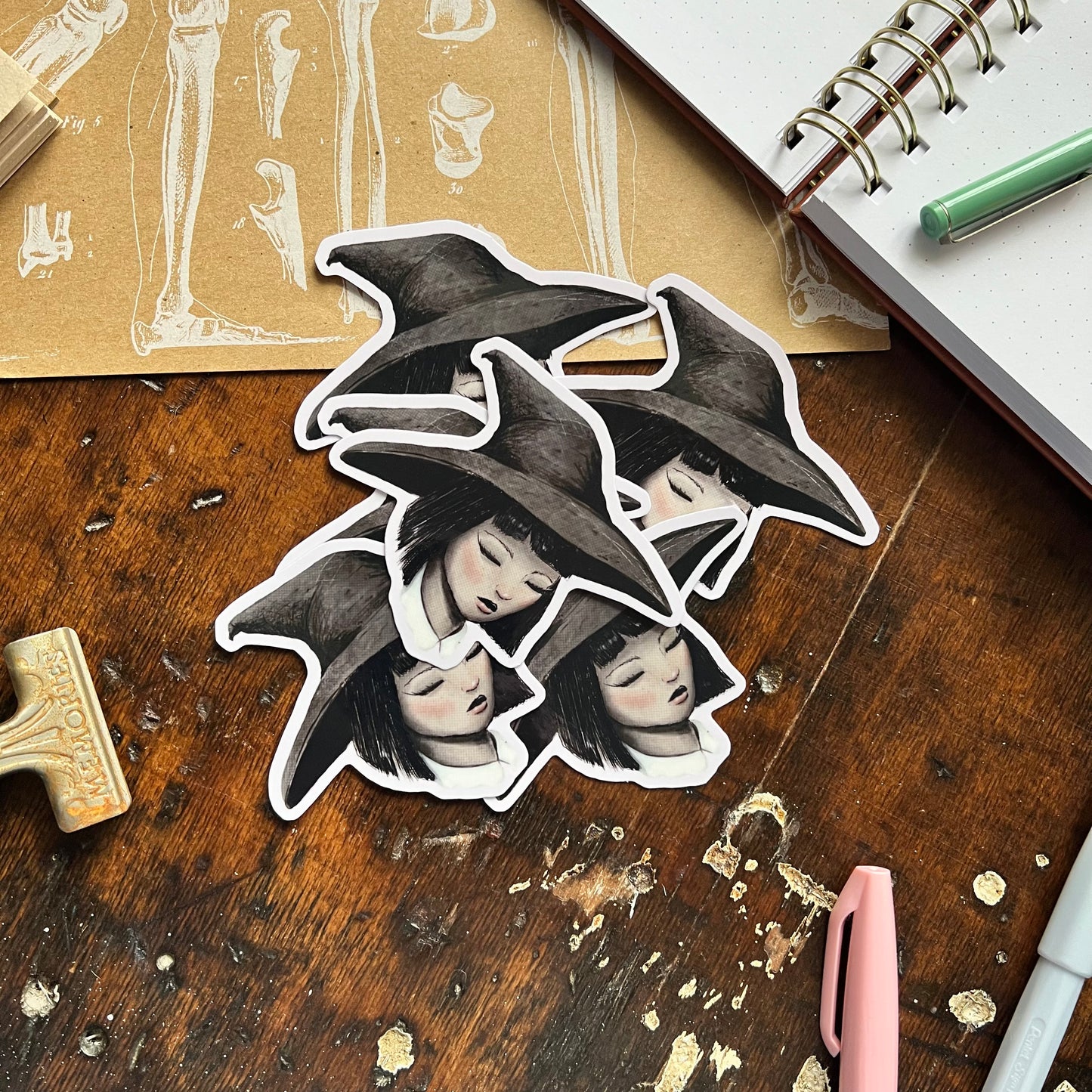 Witch Vinyl Sticker