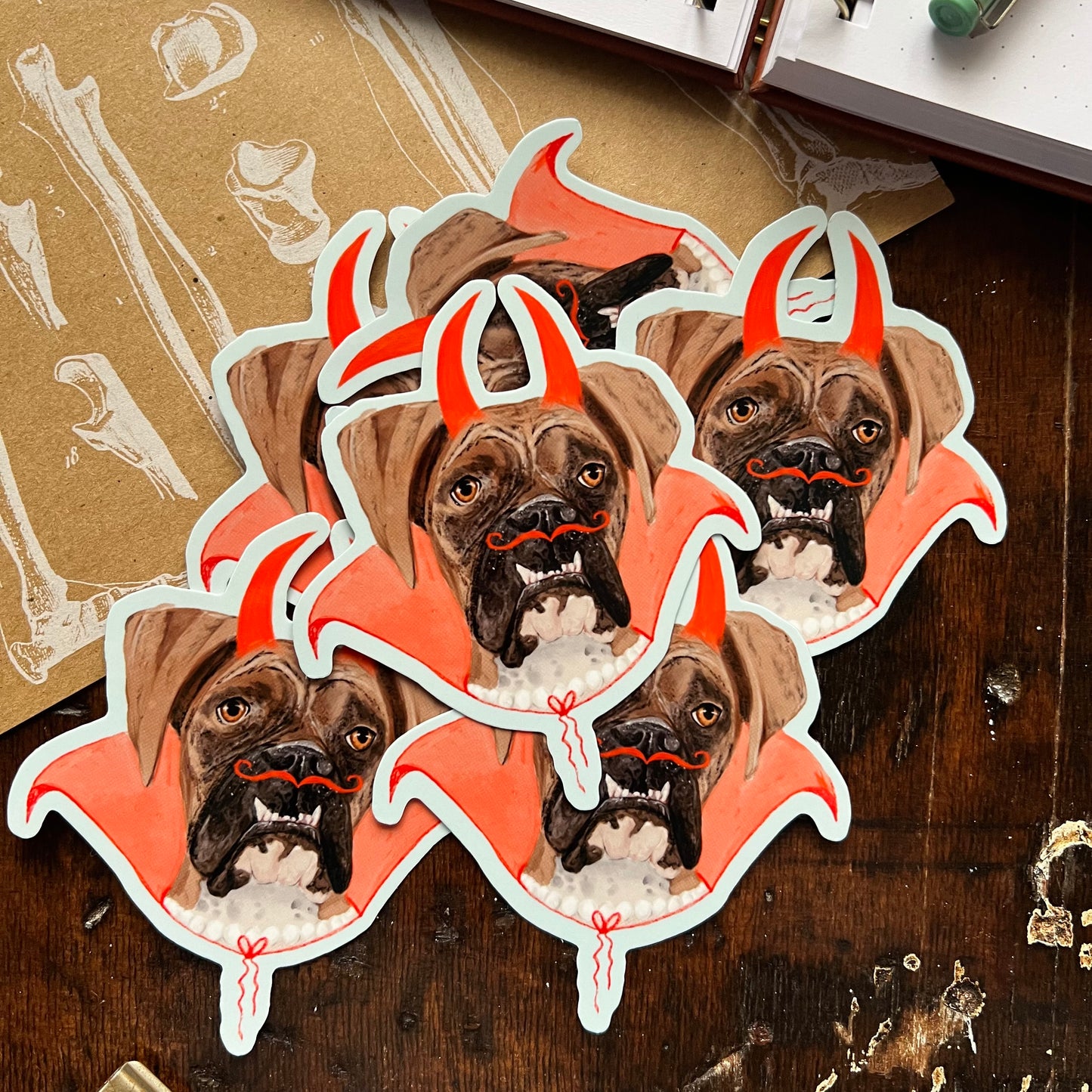 The Troublemaker | Boxer Vinyl Sticker