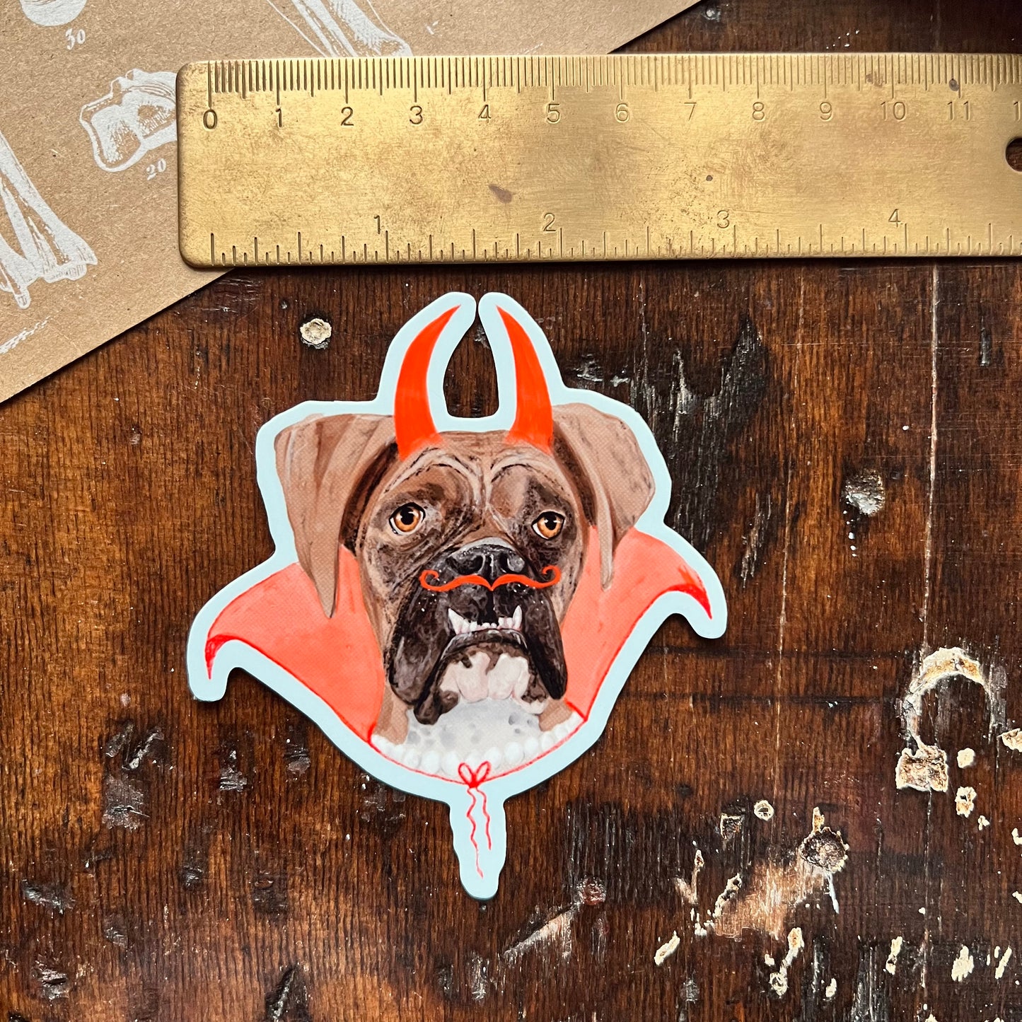 The Troublemaker | Boxer Vinyl Sticker