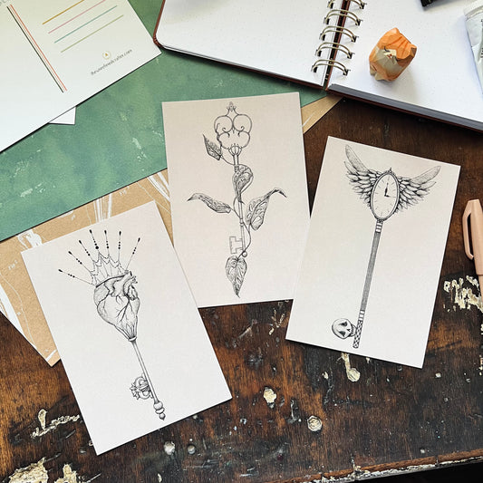 Secret Keys Postcard Set