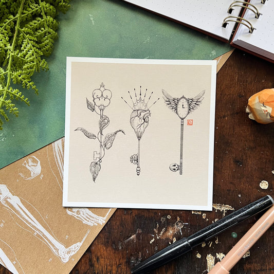 Secret Keys Art Print