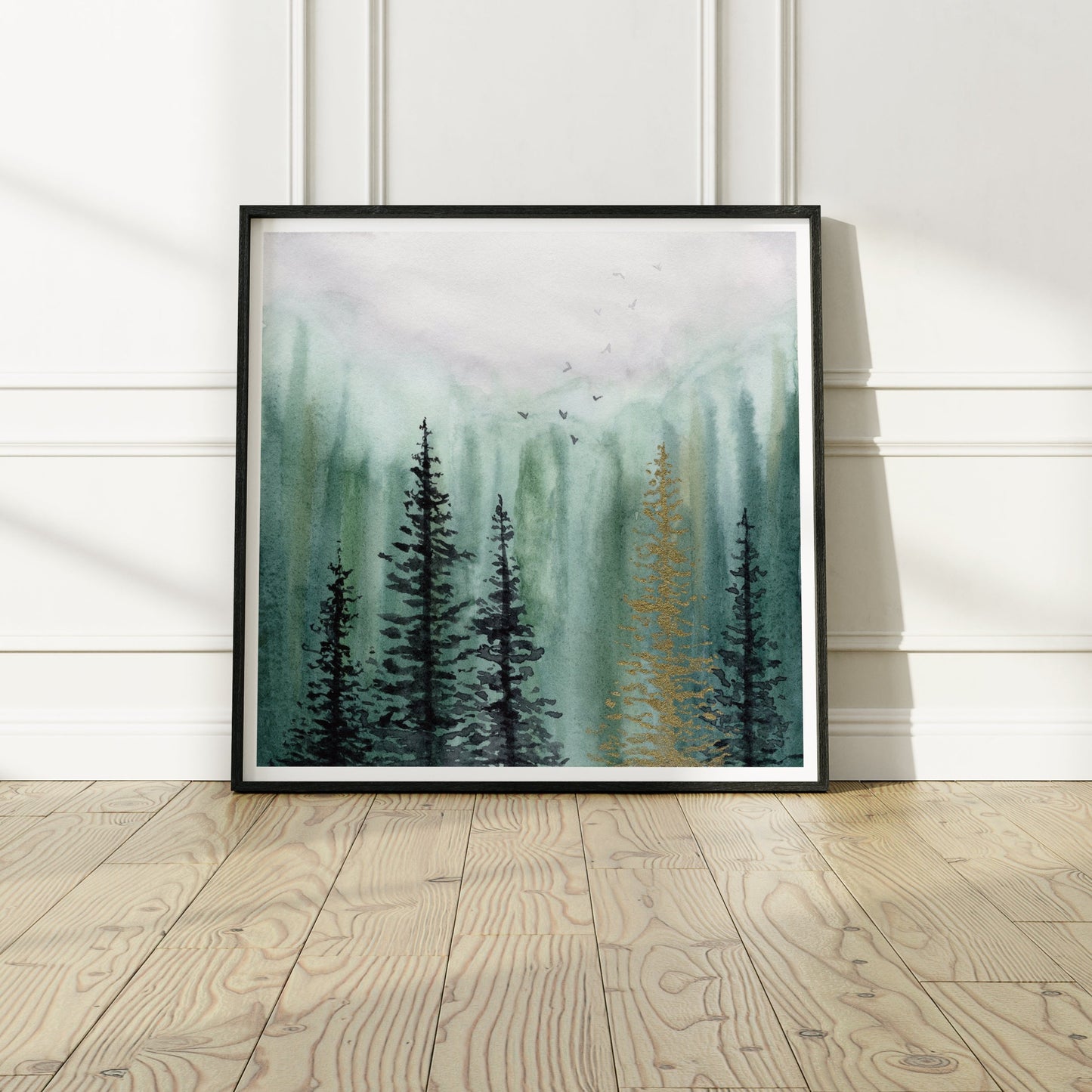 Moody Forest Art Print