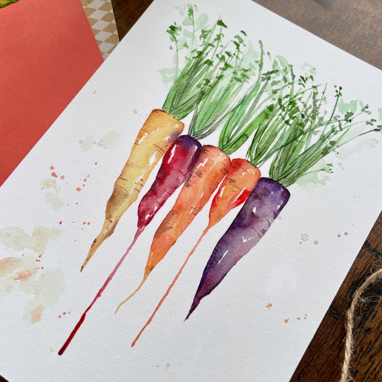 Bunny & Carrots Art Prints