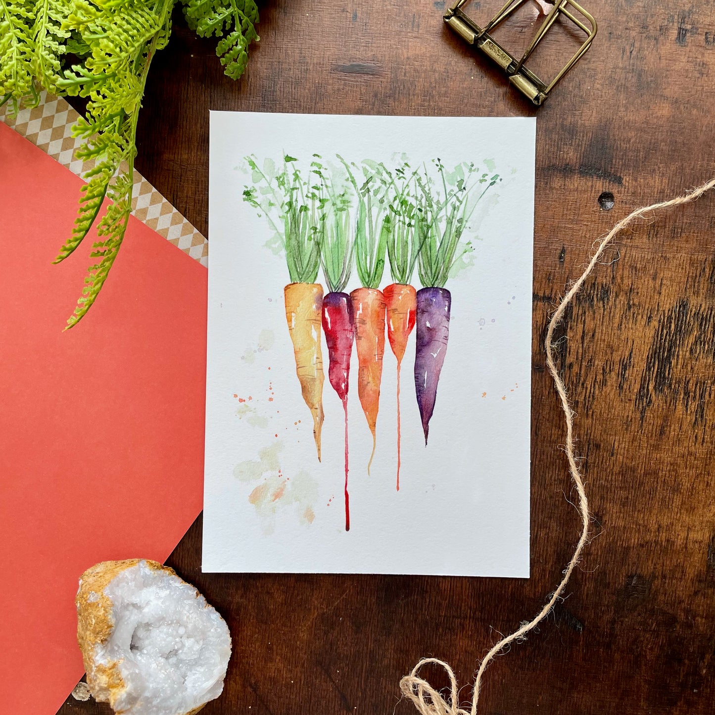 Bunny & Carrots Art Prints