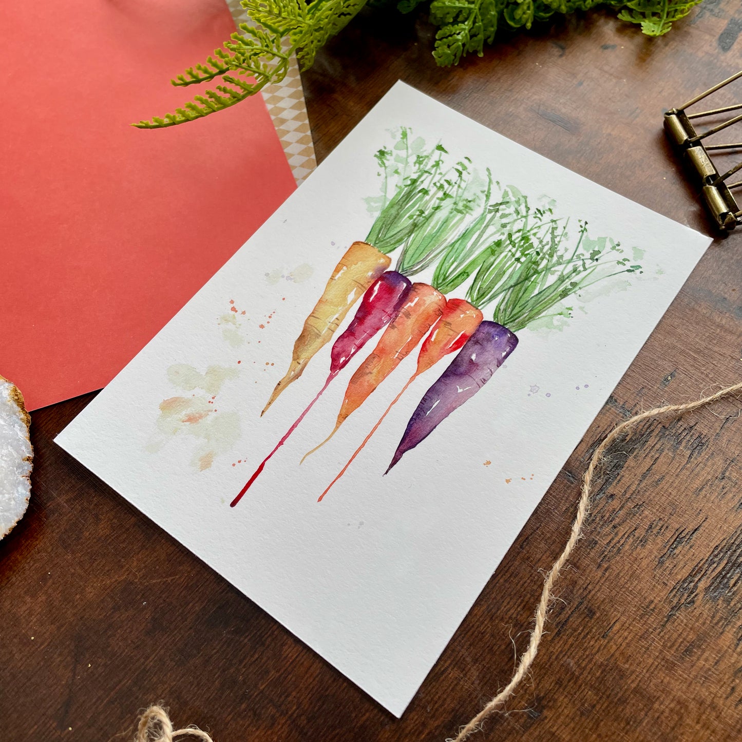 Bunny & Carrots Art Prints