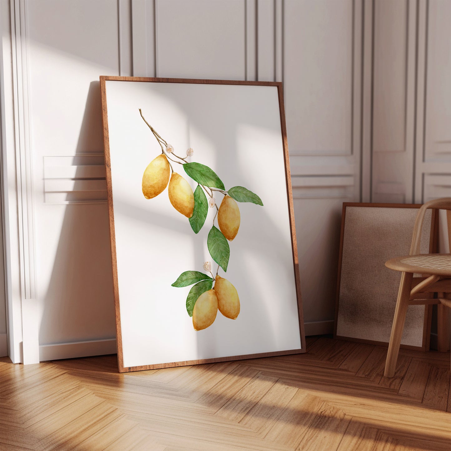 Botanical Lemon Art Print